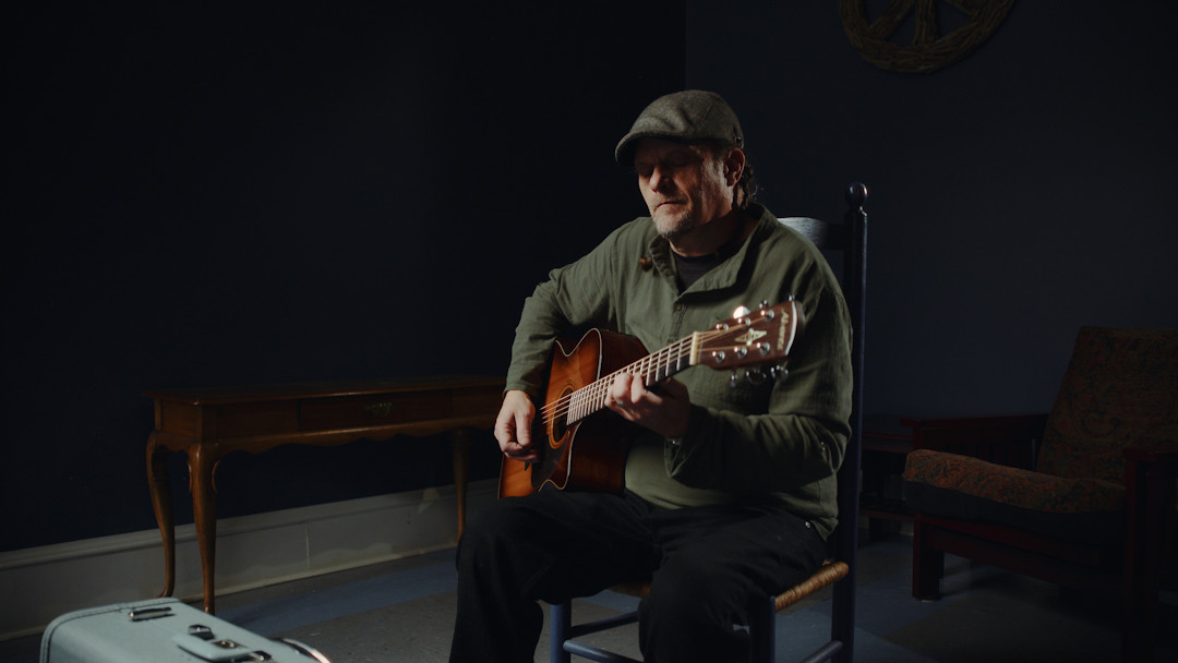 Frame from a Pulaski music video.